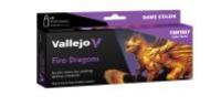 Vallejo 772196 - Farbset Fire Dragons (8 x 18 ml)